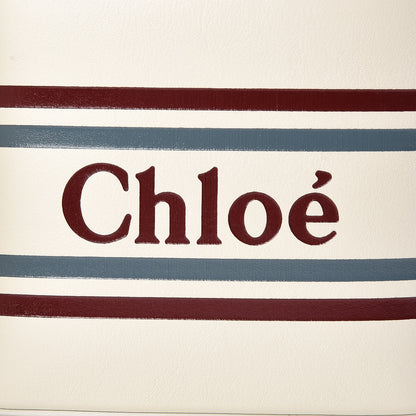 Chloe Calfskin Logo Mini Roy Bucket Bag Natural White 6 of 12