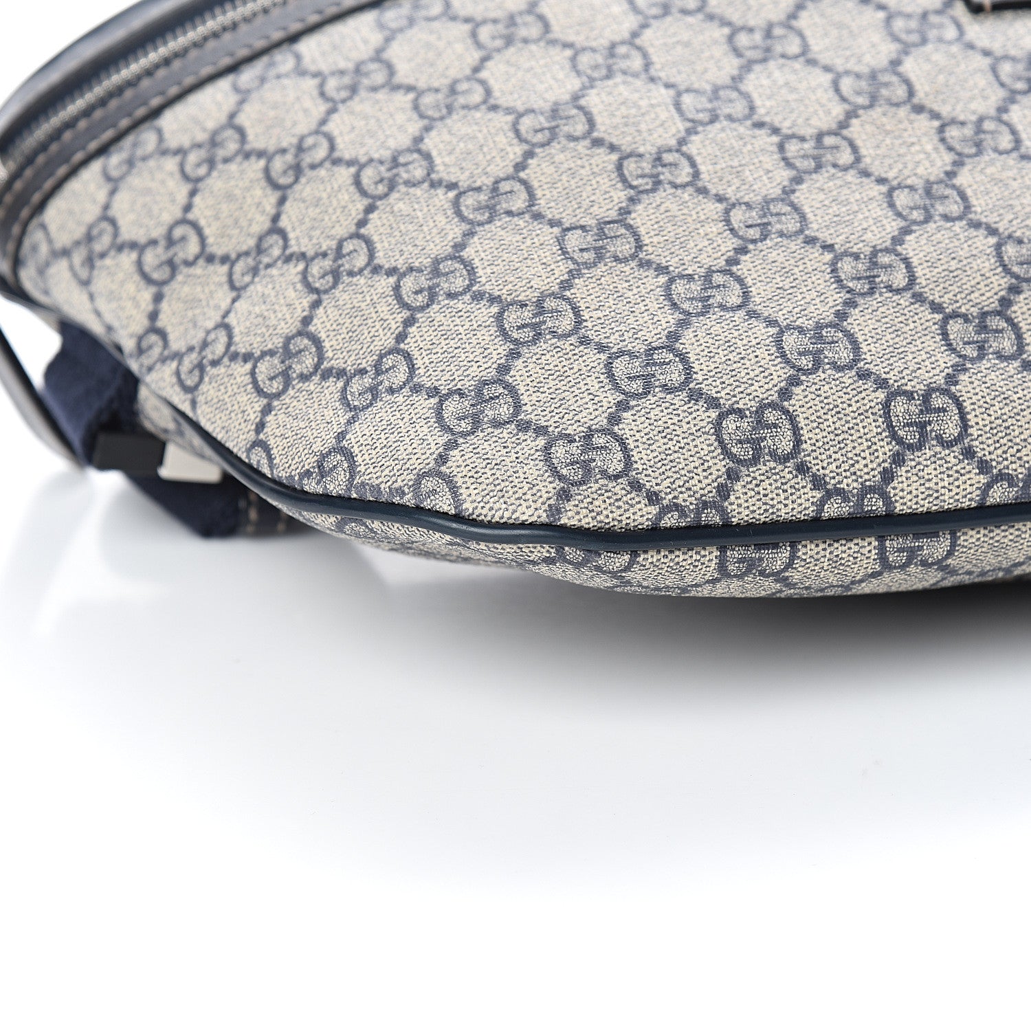 Gucci GG Supreme Monogram Belt Bag Navy 7 of 9