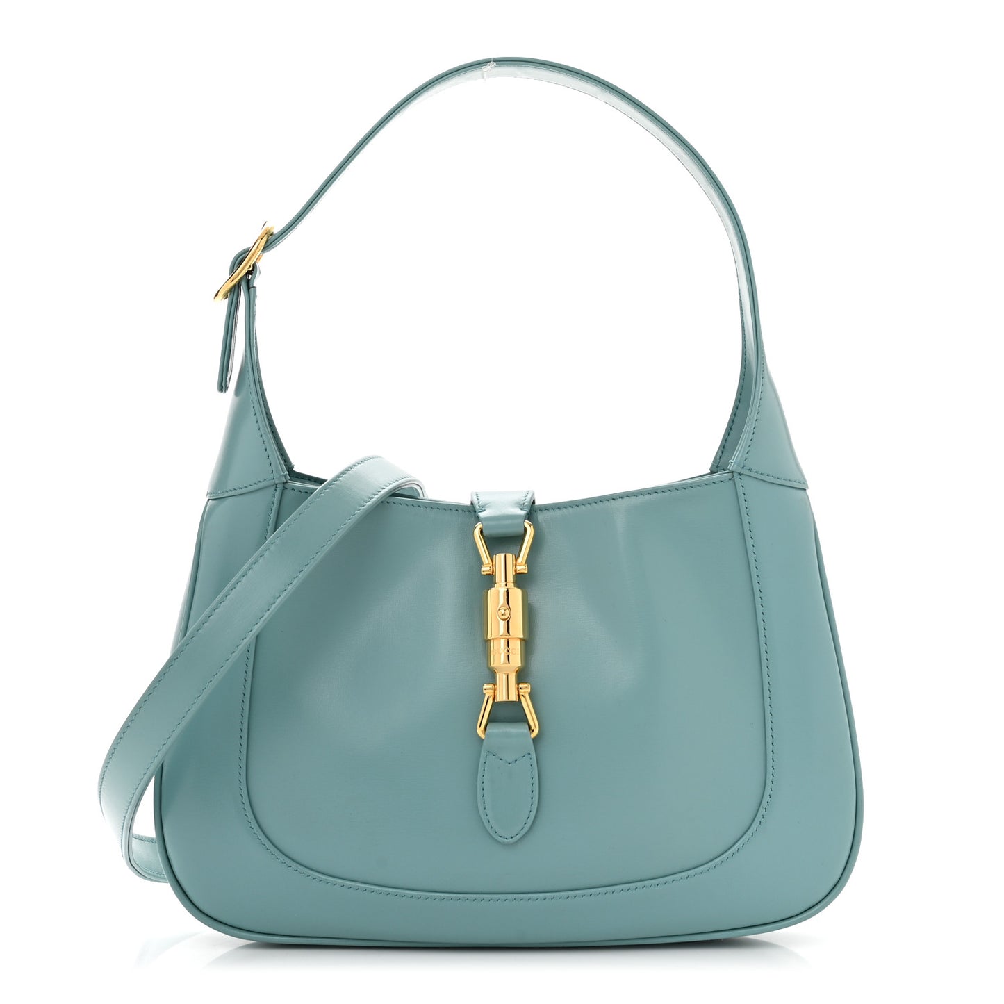 Boarded Dyana Lux Calfskin Small Jackie 1961 Hobo Dusty Azure