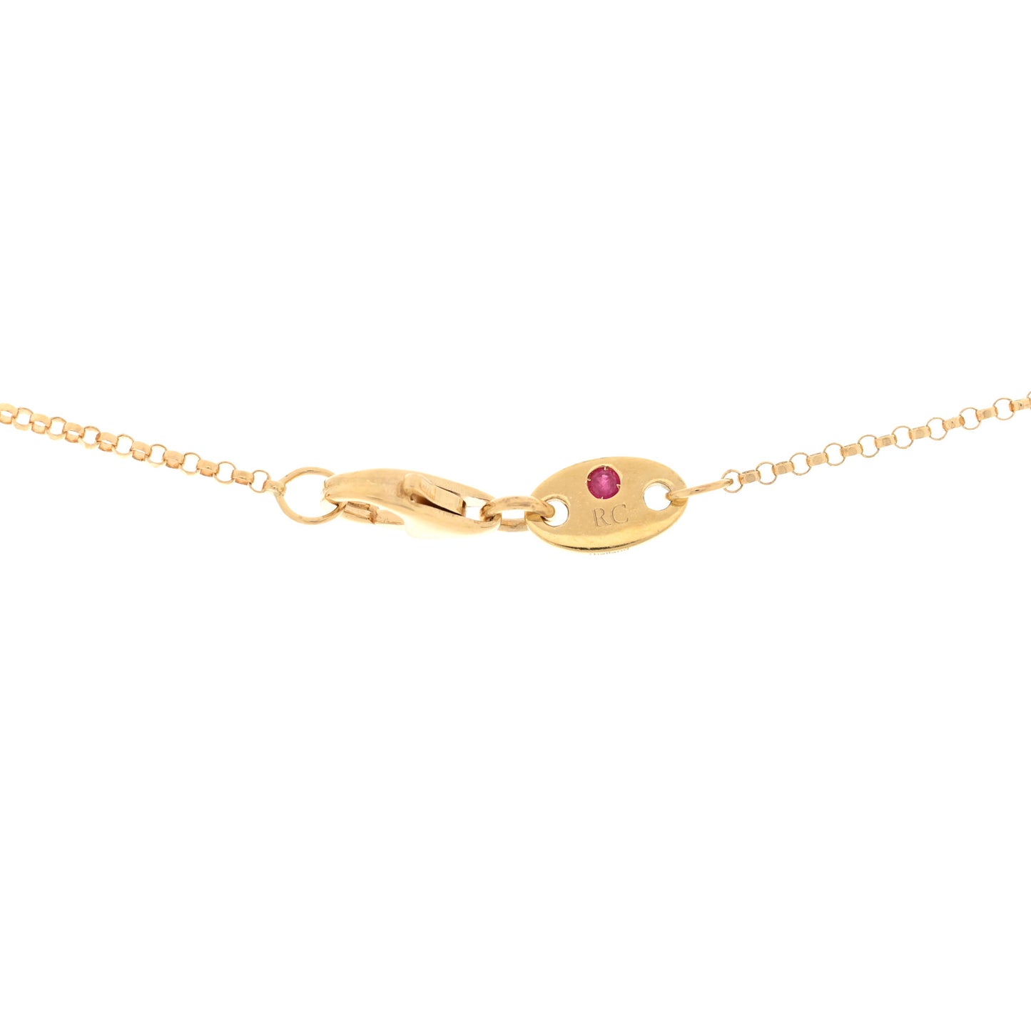 18K Yellow Gold Diamond Princess Butterfly Pendant Necklace