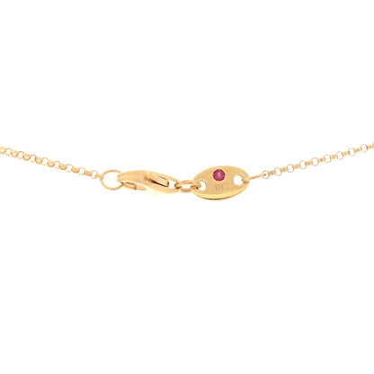 Roberto Coin 18K Yellow Gold Diamond Princess Butterfly Pendant Necklace 4 of 5
