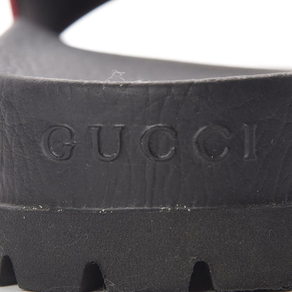 Gucci Guccissima Signature Mens Lug Sole Slide Sandals 13 Hibiscus Red 6 of 8