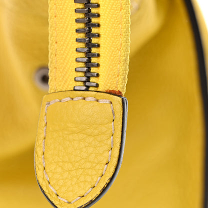 Celine Drummed Calfskin Micro Luggage Citron 14 of 18