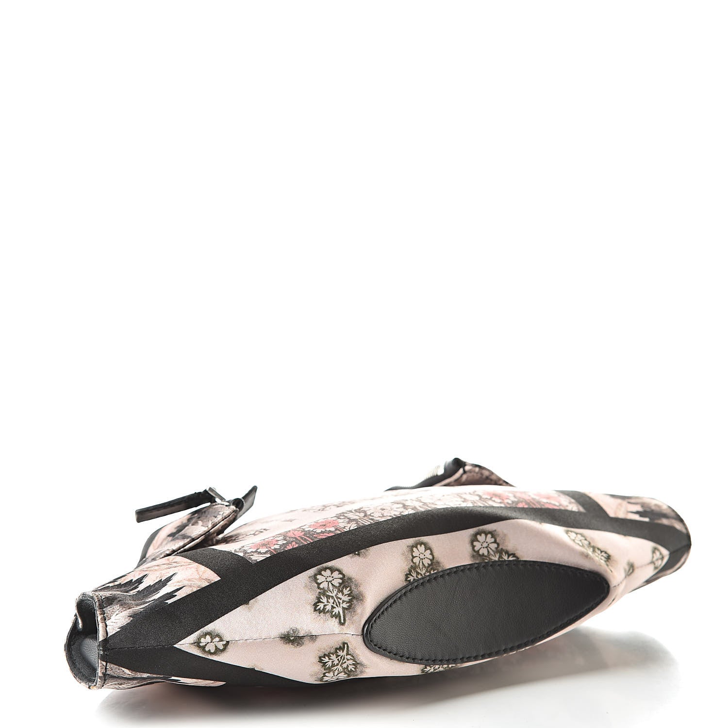 Alexander McQueen Silk Floral Print De Manta Clutch Blush 4 of 11