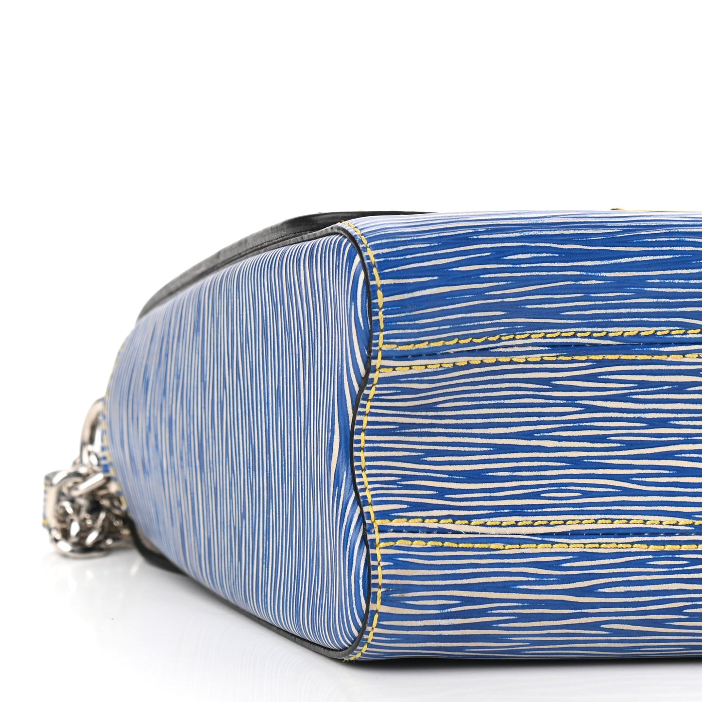 Epi Twist Shoulder Bag MM Denim Light