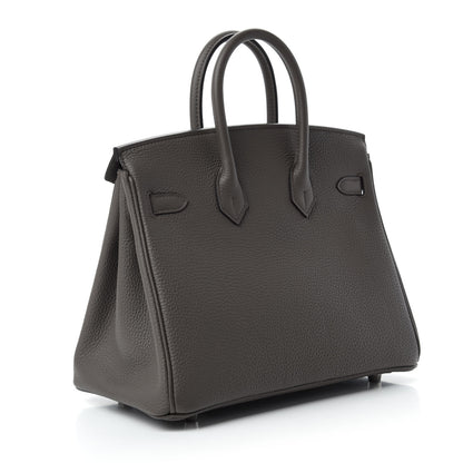 Hermes Togo Birkin 25 Etain 3 of 11