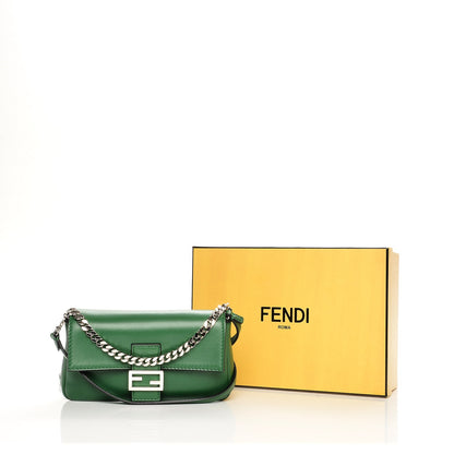 Fendi Nappa Micro Baguette Verde 8 of 8