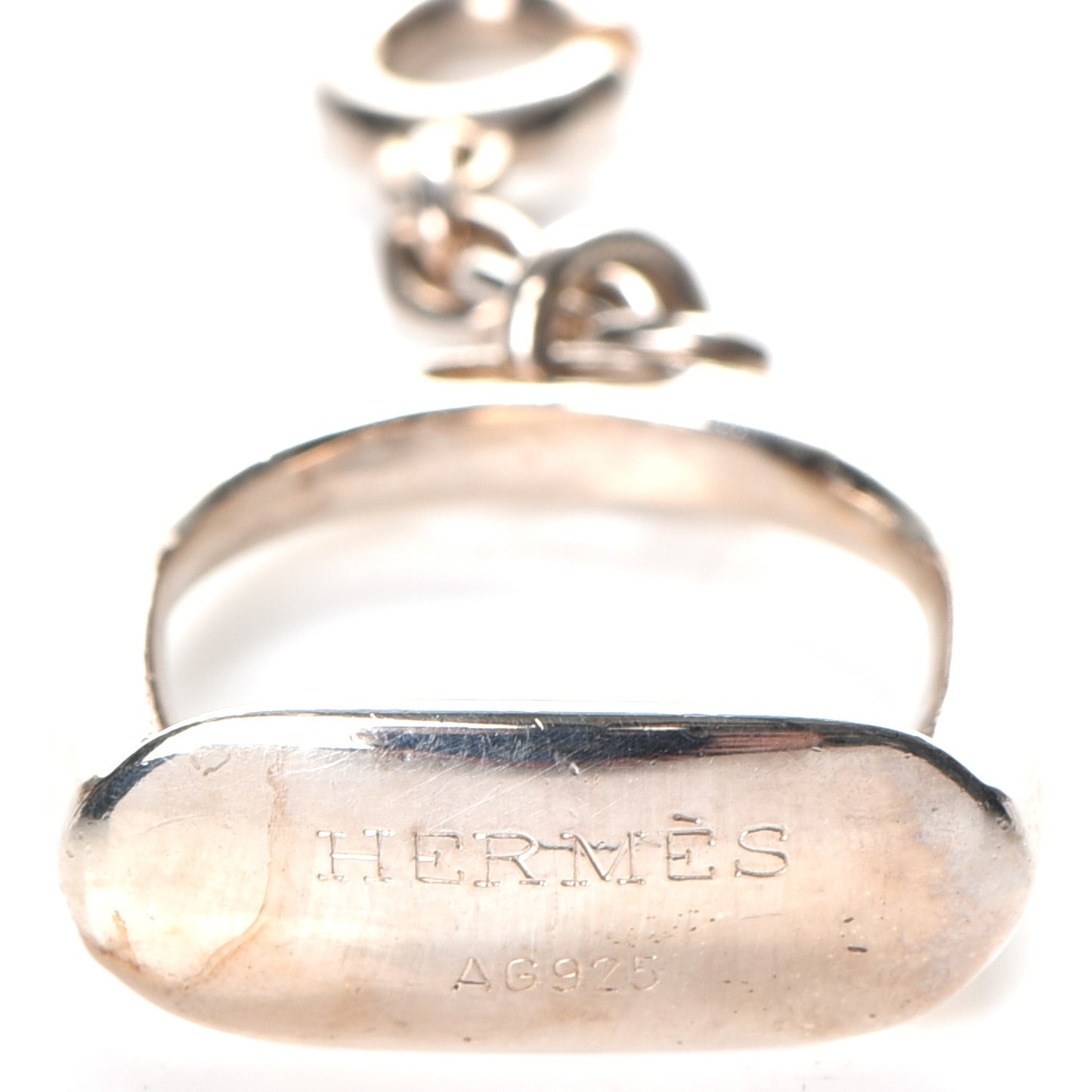 Sterling Silver Etrier Key Chain Bag Charm