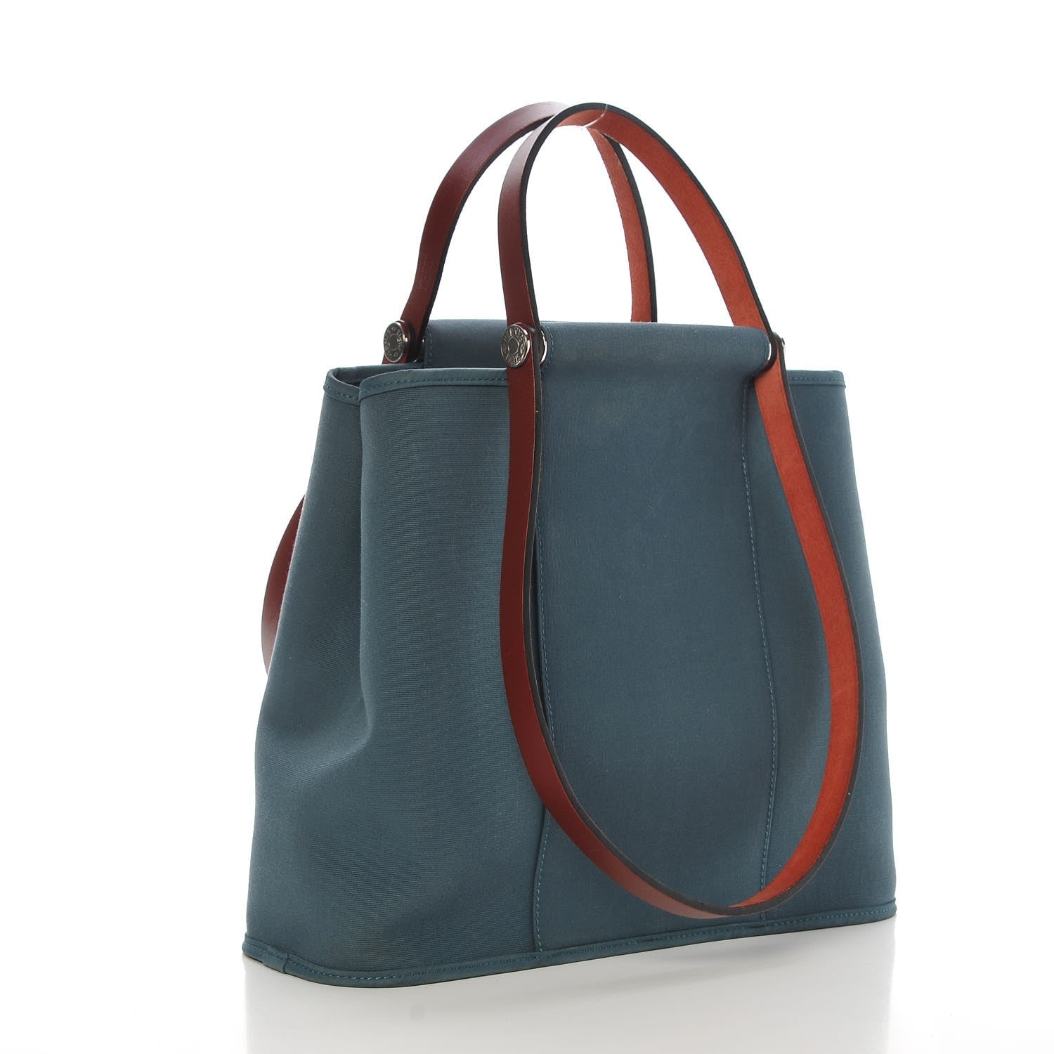 Hermes Toile Cabag 32 PM Bleu Tempete 4 of 8