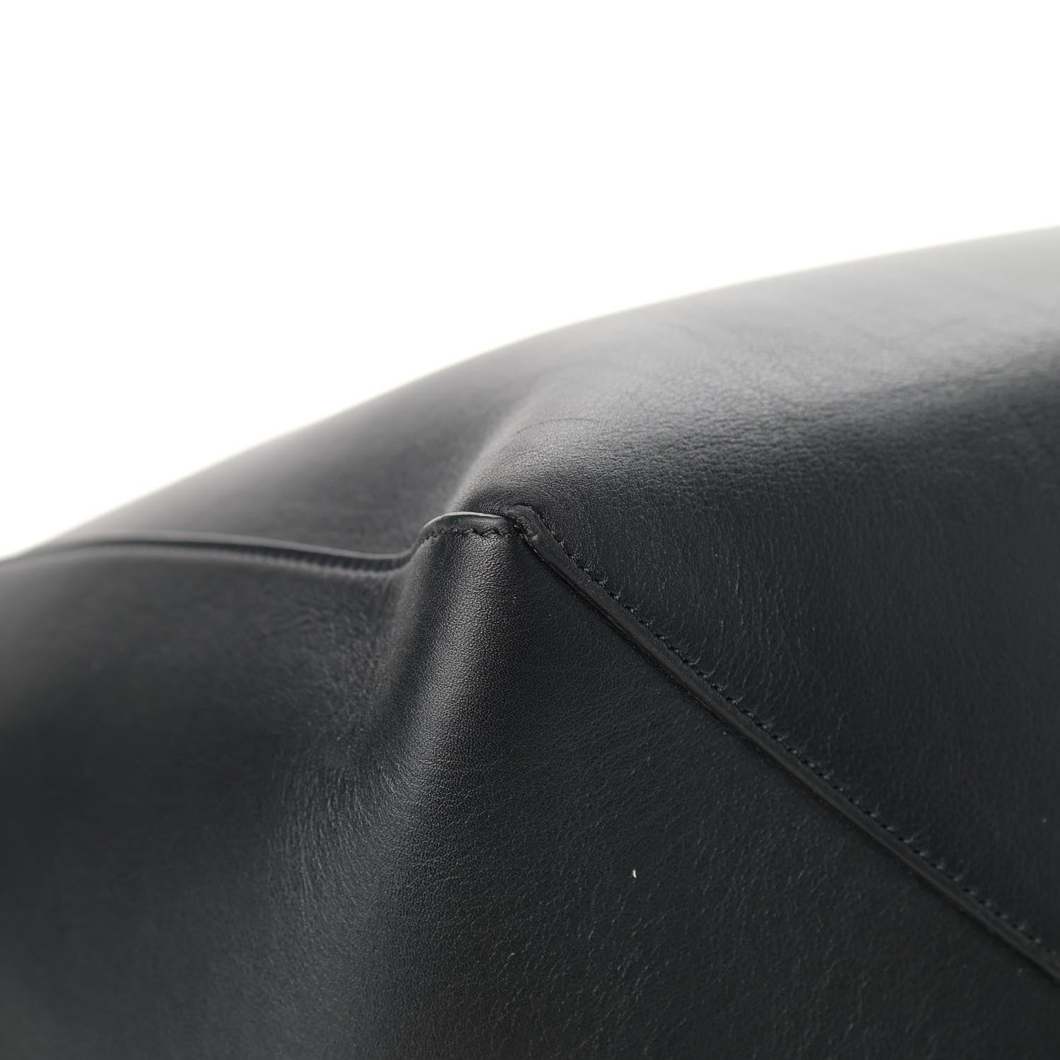 Celine Calfskin Large Clasp Cabas Black 8 of 16