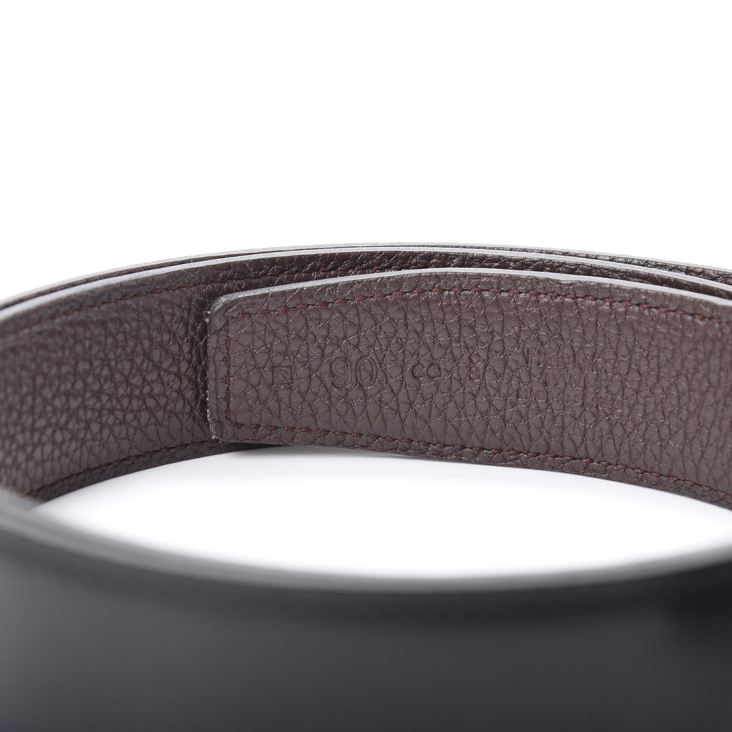 Box Togo 32mm H Belt 90 Black Chocolate