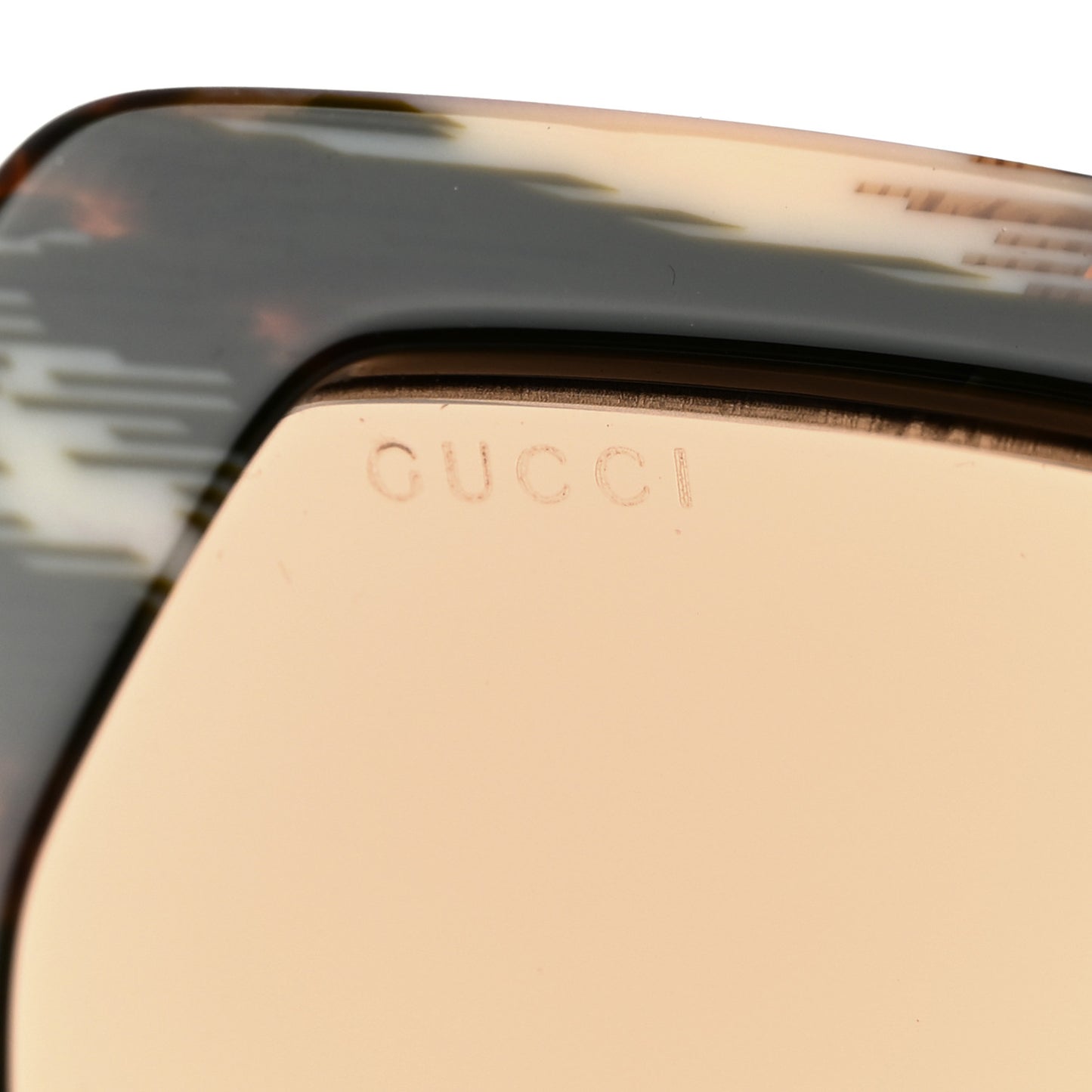 Acetate Square Sunglasses GG0772S Havana Brown