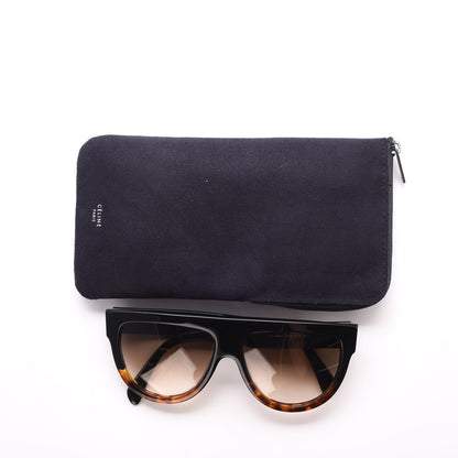 Celine Shadow Sunglasses CL 41026/S Black Havana 7 of 7