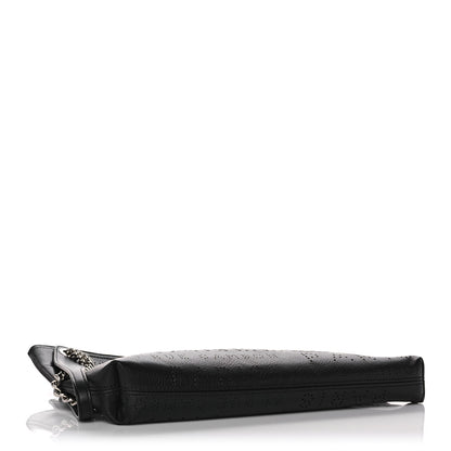 Chanel Calfskin Eyelets Clutch Black 4 of 11