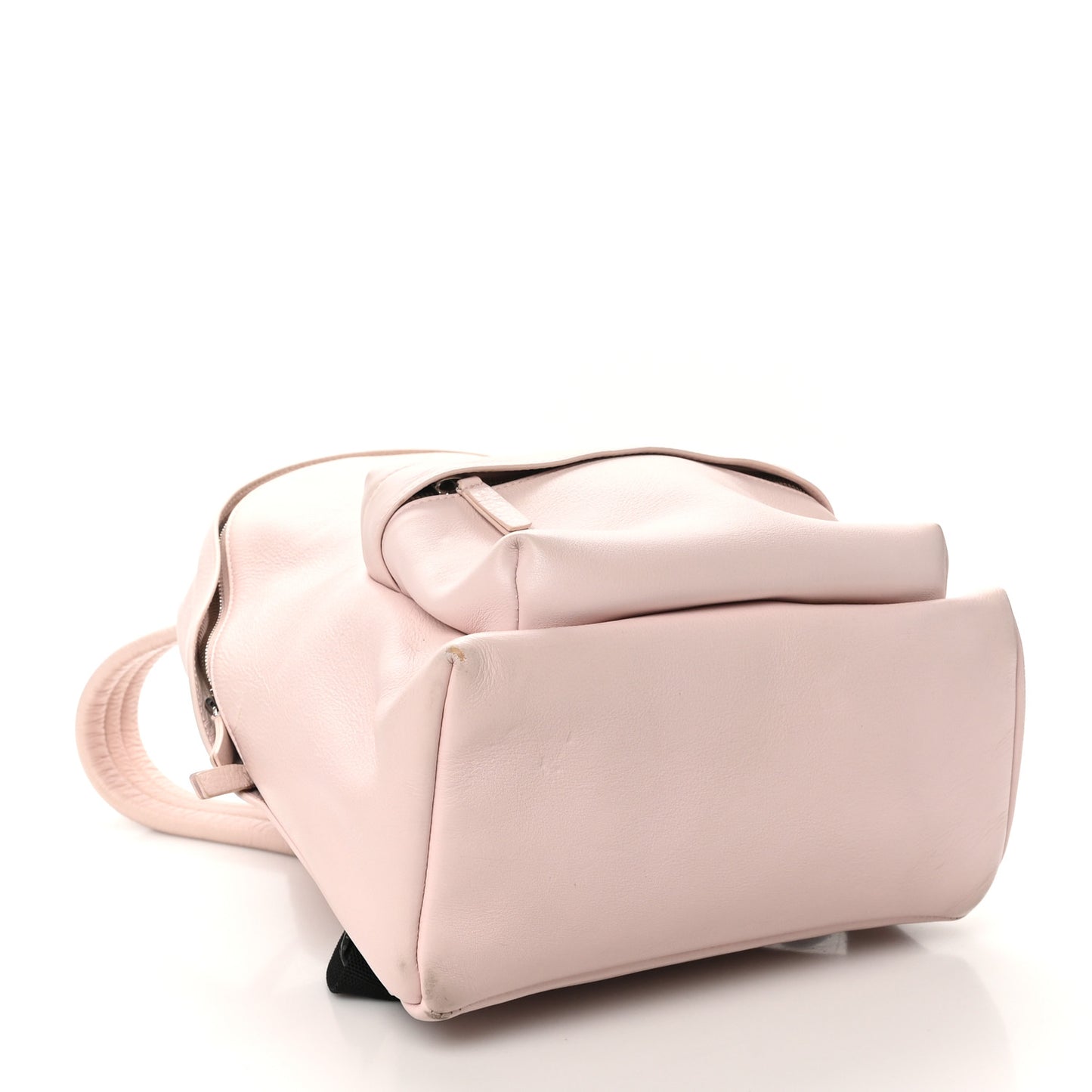 Smooth Calfskin Logo Small Everyday Backpack Light Rose Black