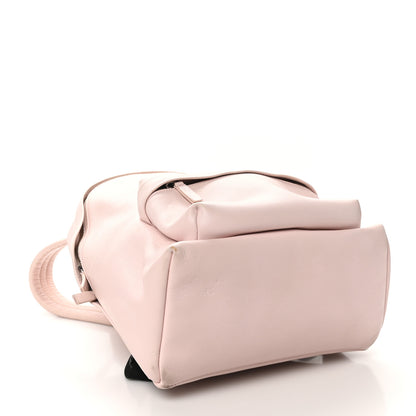 Balenciaga Smooth Calfskin Logo Small Everyday Backpack Light Rose Black 4 of 10