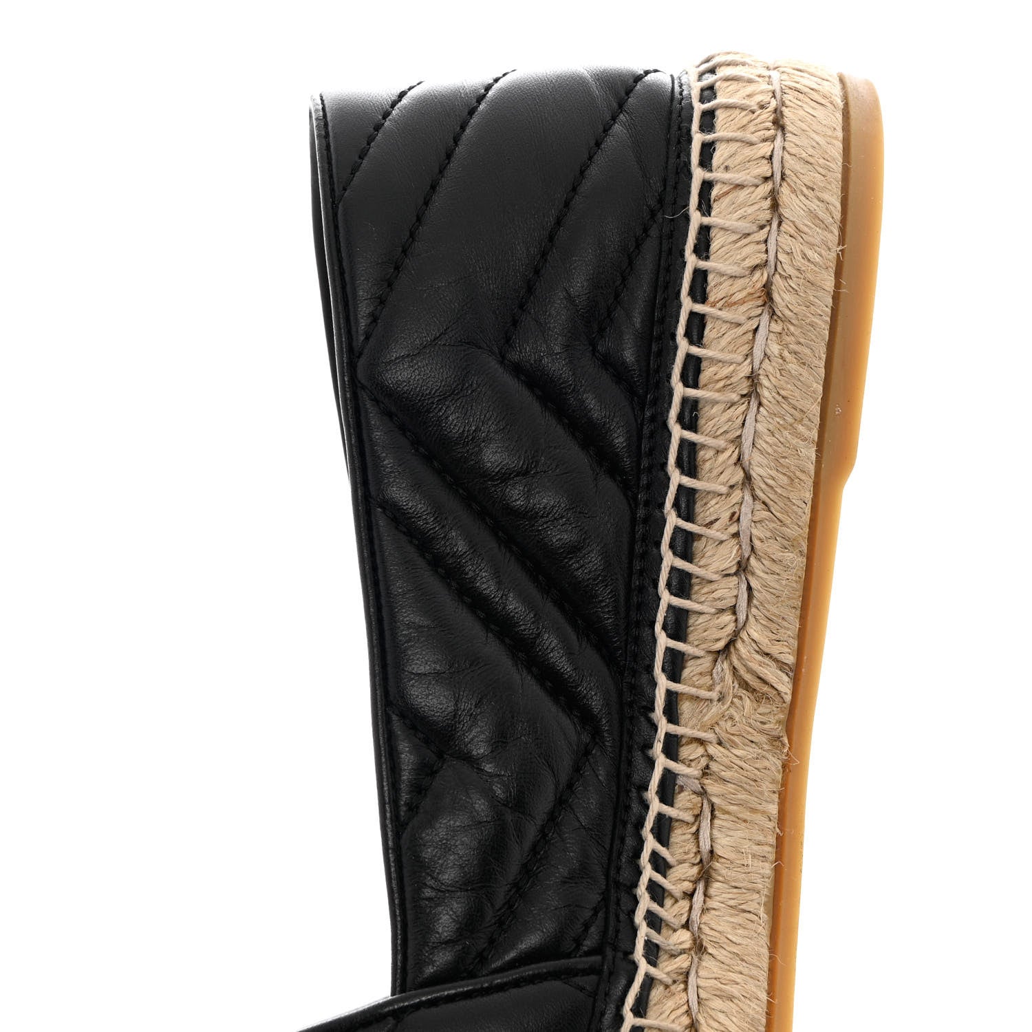 Gucci Nappa Matelasse GG Marmont Espadrilles 40.5 Black 9 of 13