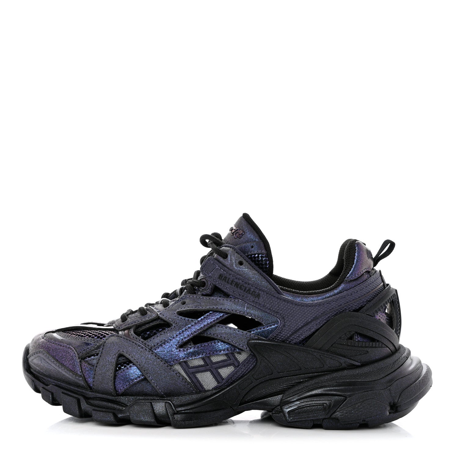Balenciaga Rubber Mesh Nubuck Effect Mens Track.2 Open Sneakers 41 Chameleon 1 of 9
