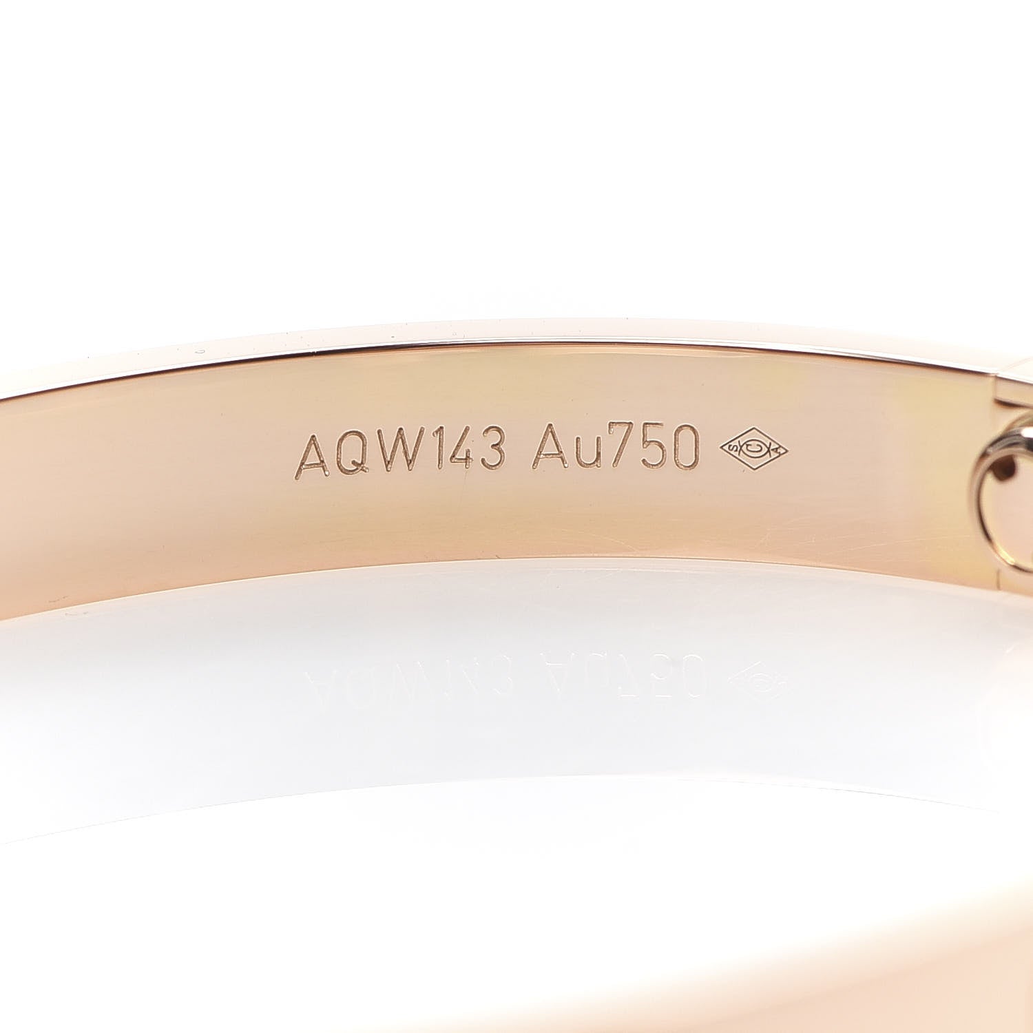 Cartier 18K Pink Gold LOVE Bracelet 17 4 of 8