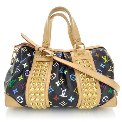 Louis Vuitton Monogram Multicolor Courtney MM Black 1 of 12