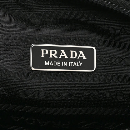 Prada Paillettes Sequin Mini Re-Edition 2000 Bag Black White 6 of 10