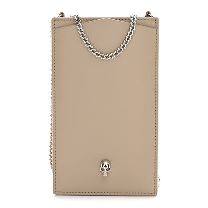 Alexander McQueen Calfskin Chain Phone Case Beige 1 of 9