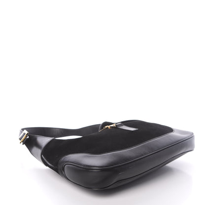 Gucci Monogram Small Jackie O Hobo Black 3 of 7