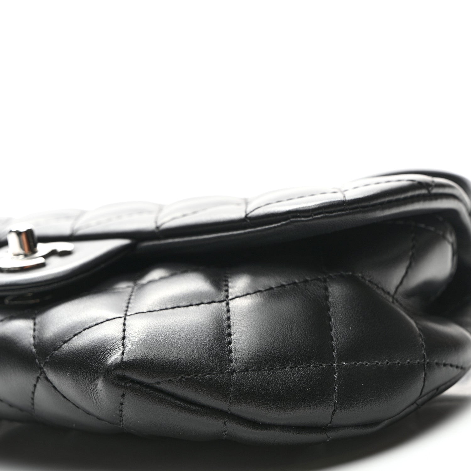 Chanel Calfskin Quilted CC Uniform Flap Belt Bag Black 10 of 10