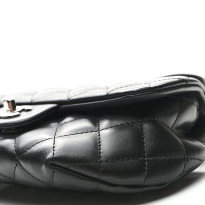 Chanel Calfskin Quilted CC Uniform Flap Belt Bag Black 10 of 10