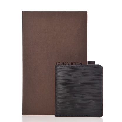Louis Vuitton Epi 6 Card Billfold Wallet Black 8 of 8