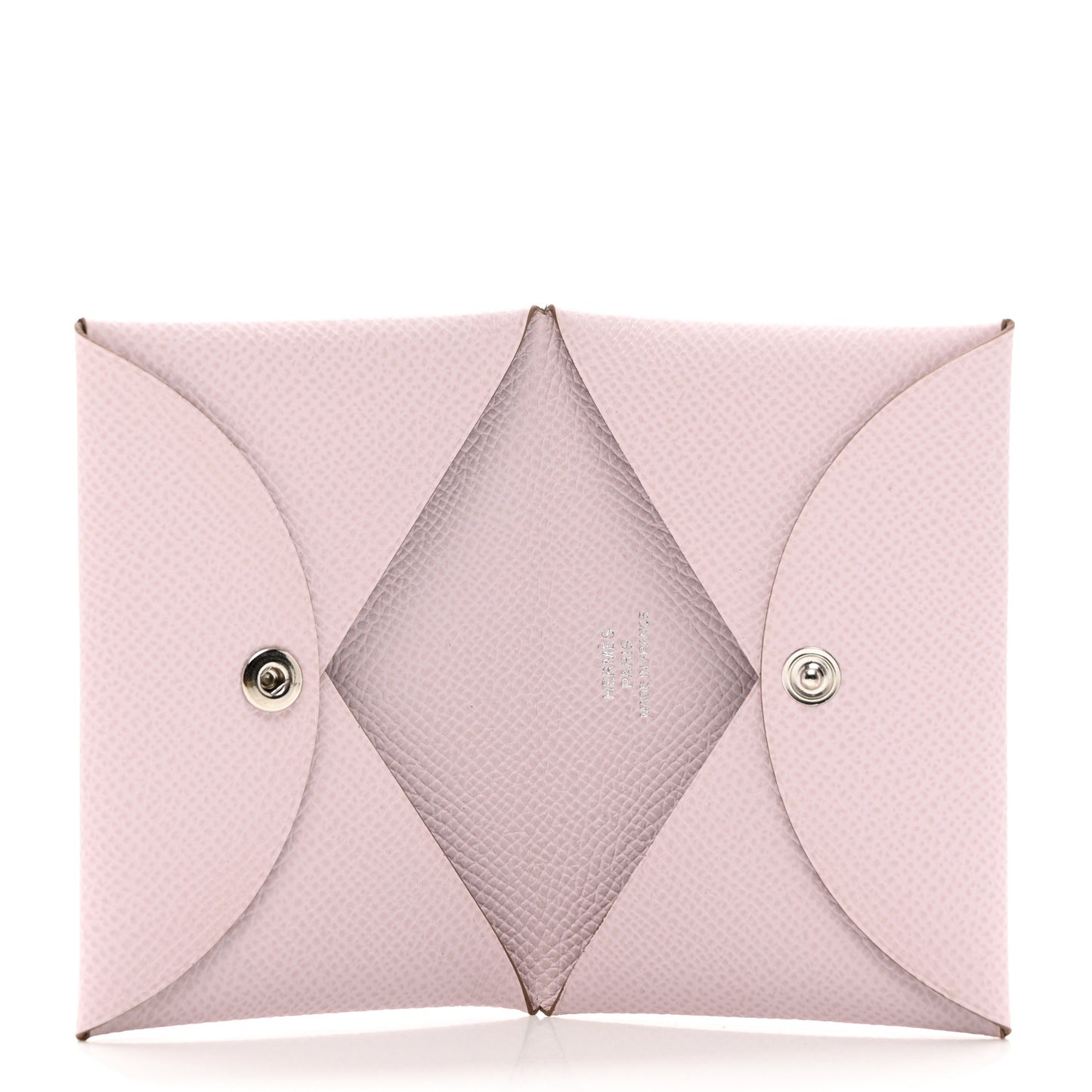 Epsom Calvi Card Case Mauve Pale