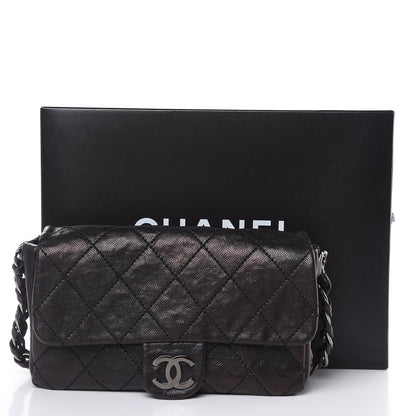 Chanel Glazed Caviar Quilted Modern Chain Flap Black 15 of 15