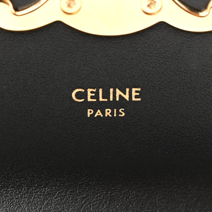 Celine Shiny Calfskin Mini Triomphe Black 5 of 11