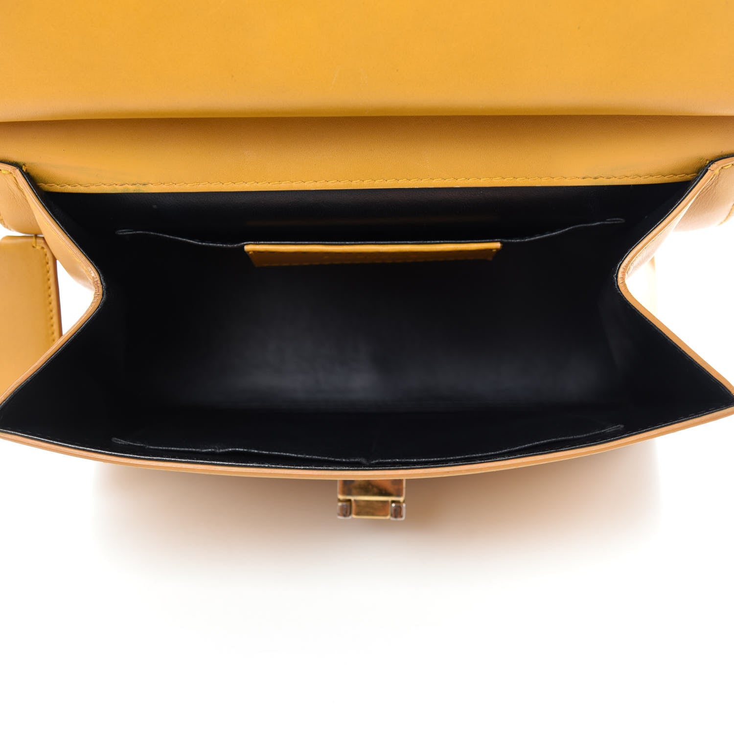 Balenciaga Calfskin Le Dix Cartable S Bag Jaune Citronnade 5 of 10