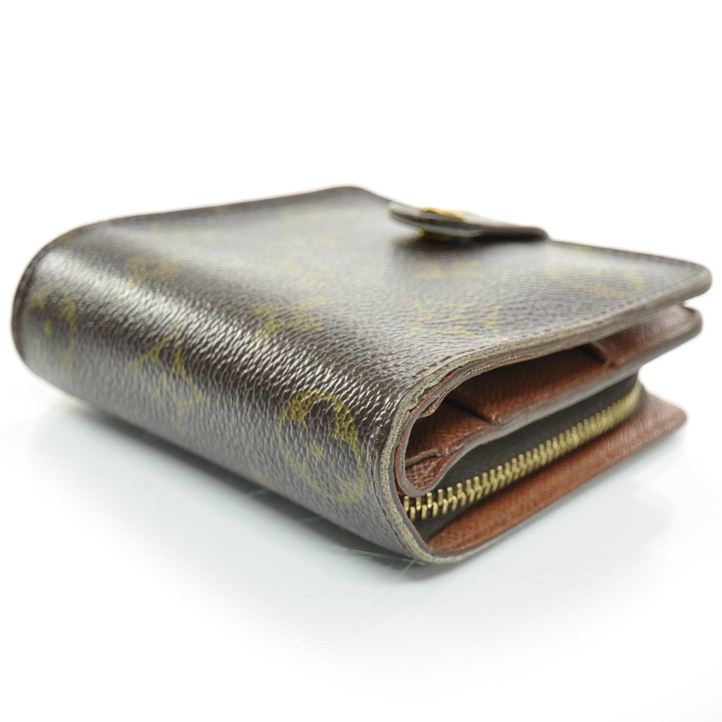 Monogram Compact Zippe Zipped Wallet