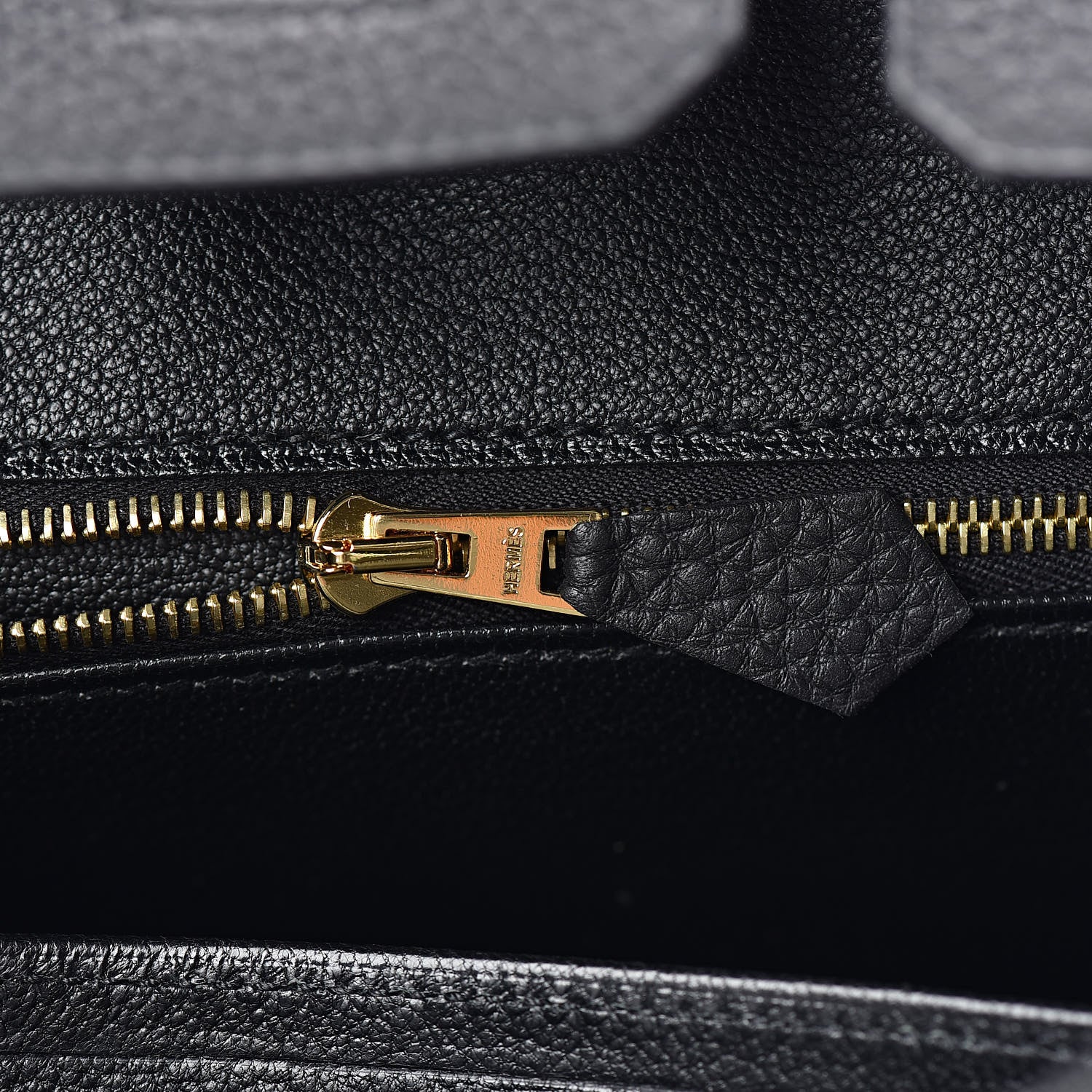 Hermes Togo Birkin 25 Black 17 of 34