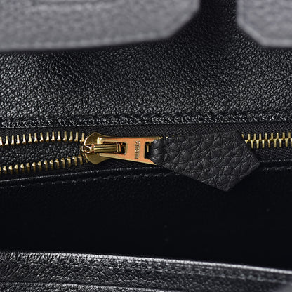 Hermes Togo Birkin 25 Black 17 of 34