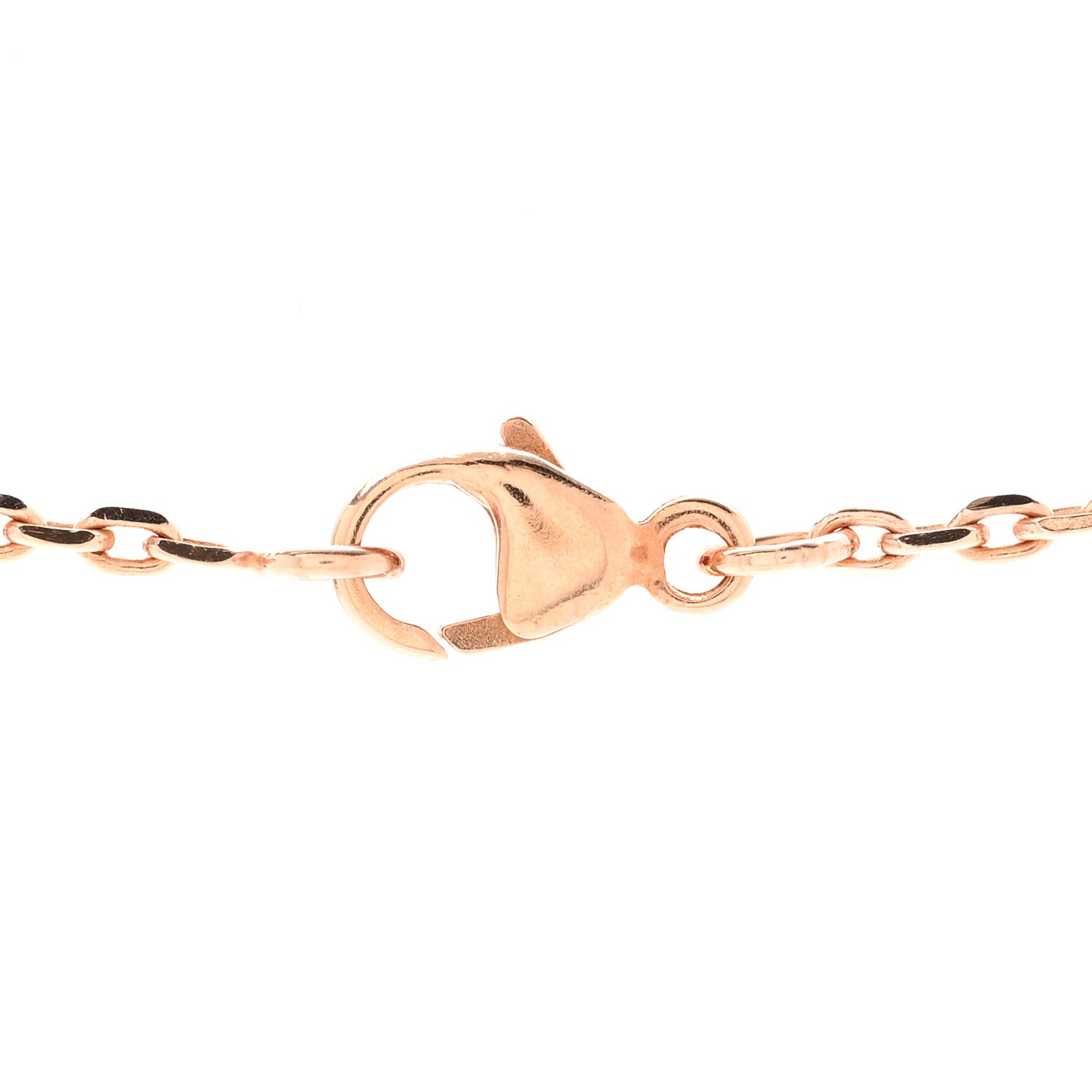 Hermes Lacquered Rose Gold Mini Pop H Pendant Necklace Vert Fizz 7 of 7