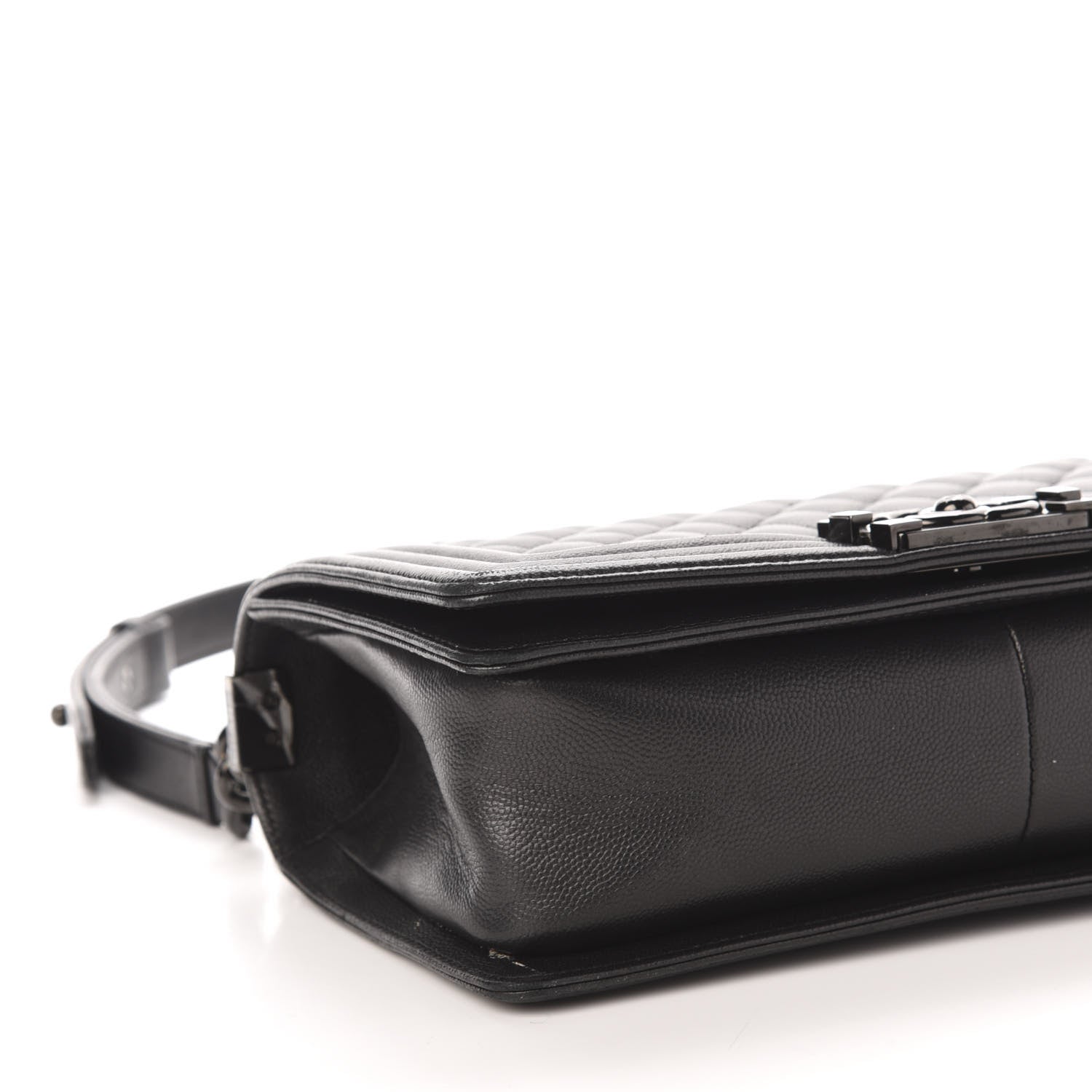 Chanel Caviar Quilted Medium Boy Flap So Black 8 of 11