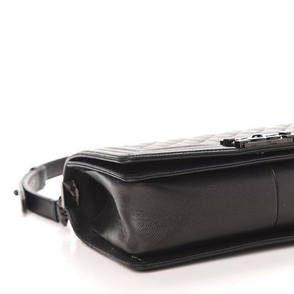 Chanel Caviar Quilted Medium Boy Flap So Black 8 of 11