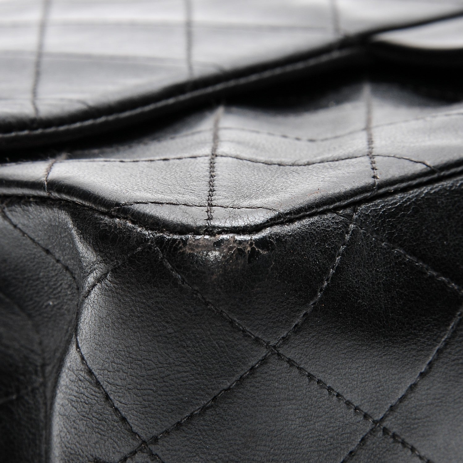 Chanel Lambskin Quilted Medium Double Flap Black 11 of 11