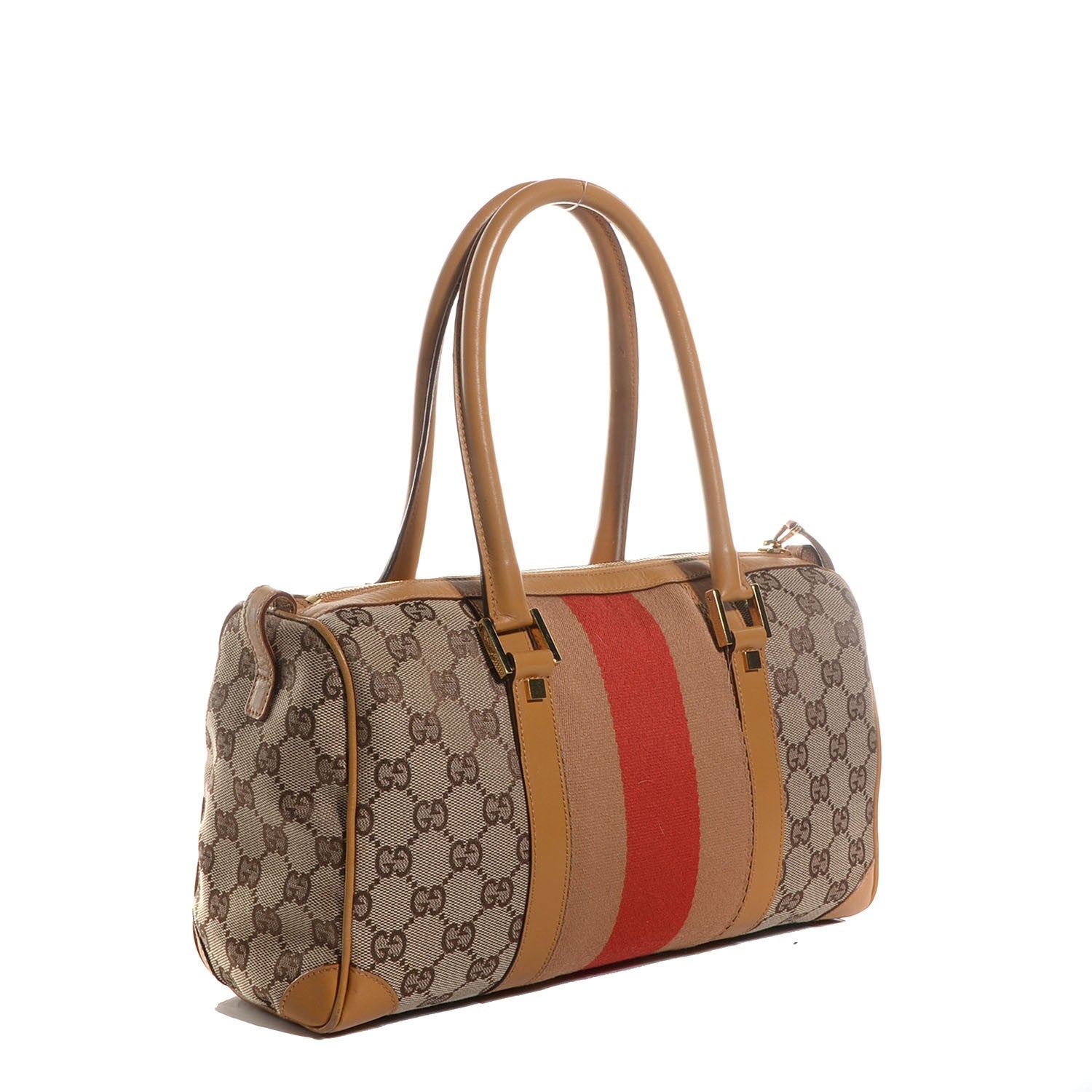 Gucci Monogram Web Boston Orange 4 of 8