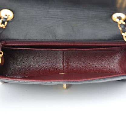 Chanel Lambskin Quilted Medium Single Flap Black 4 of 21
