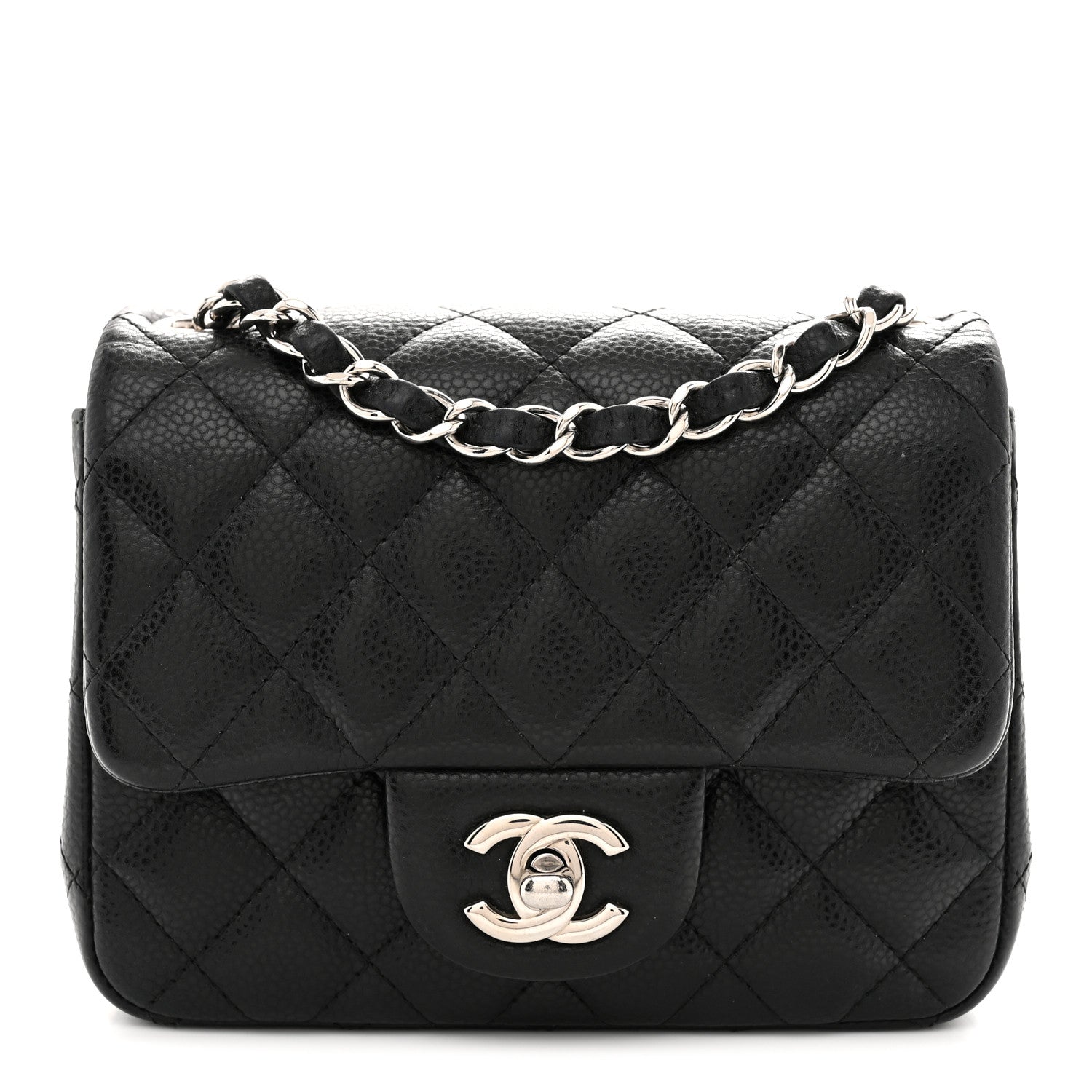 Chanel Caviar Quilted Mini Square Flap Black 1 of 10