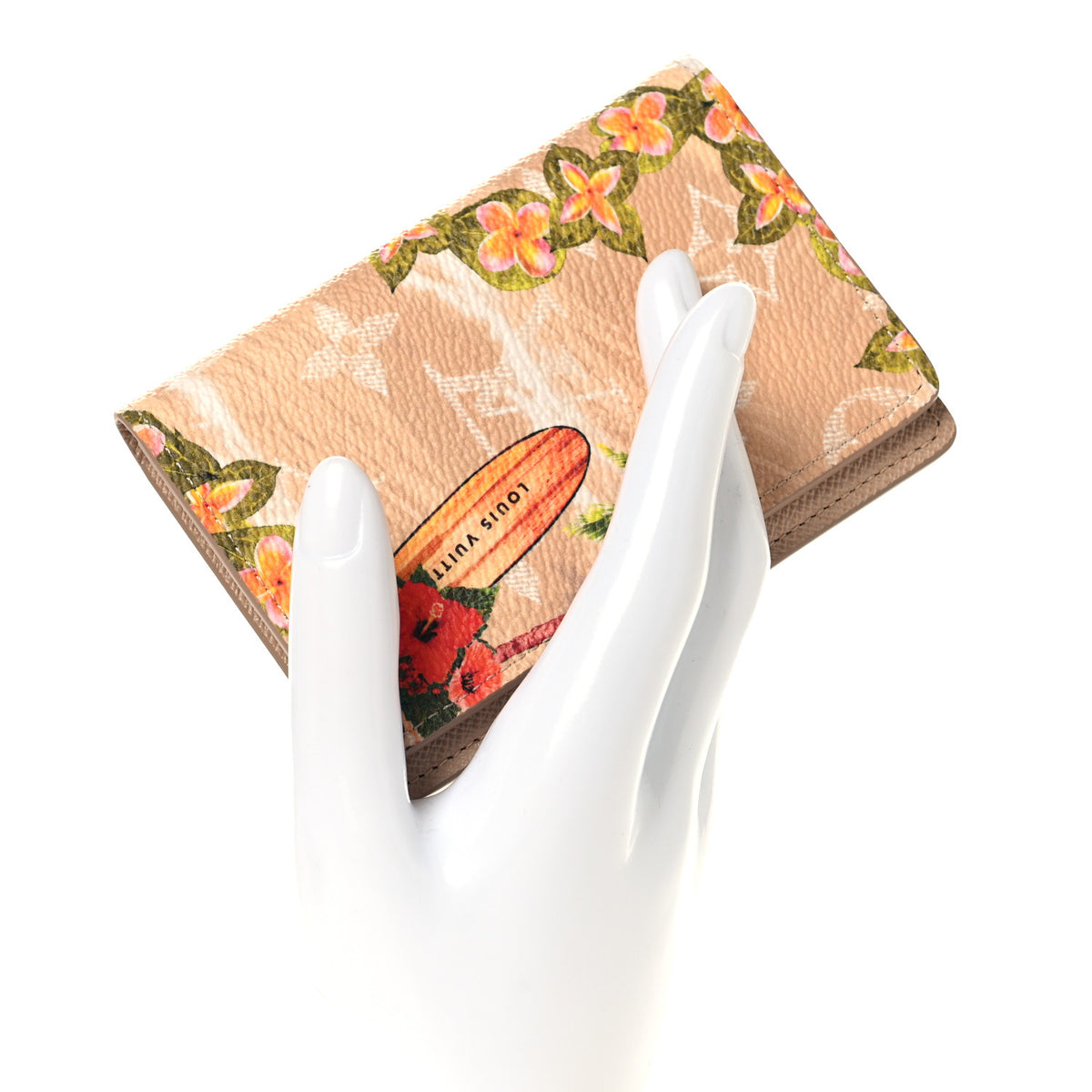 Louis Vuitton Monogram Surfin' Pocket Organizer NM Sand 2 of 8