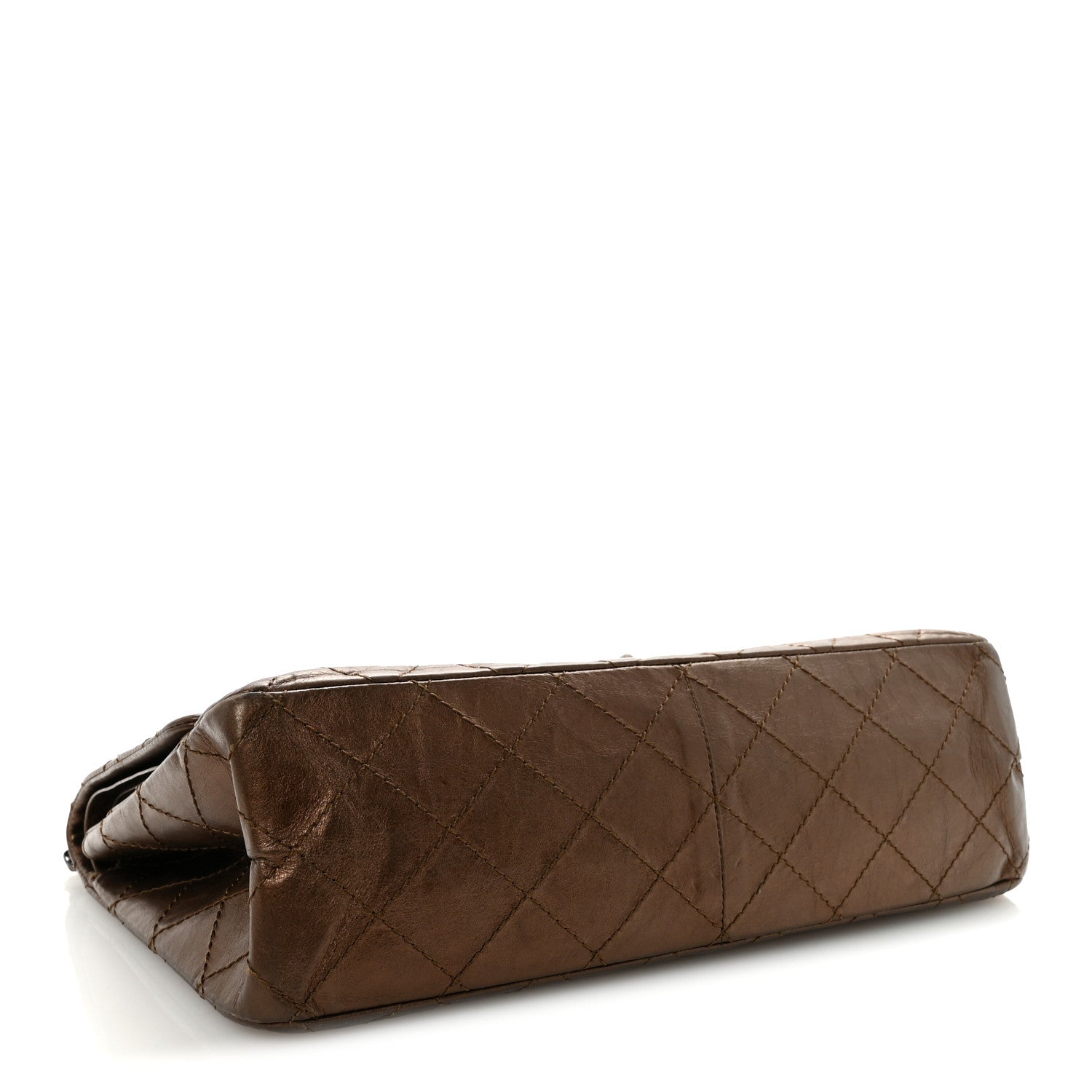 Chanel Metallic Aged Calfskin Quilted 2.55 Reissue 227 Flap Bronze 4 of 9