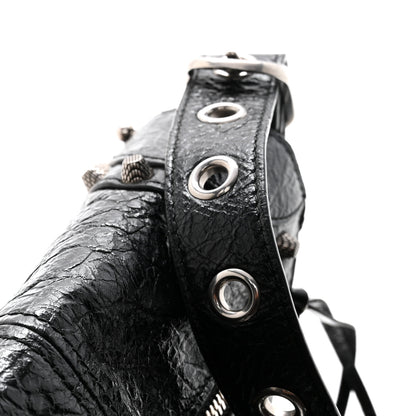 Balenciaga Agneau Arena XS Piercing Le Cagole Flap Bag Black 7 of 11