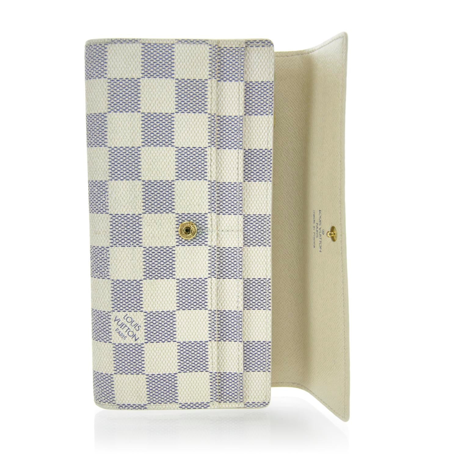 Louis Vuitton Damier Azur Sarah Wallet Porte-Monnaie 11 of 11