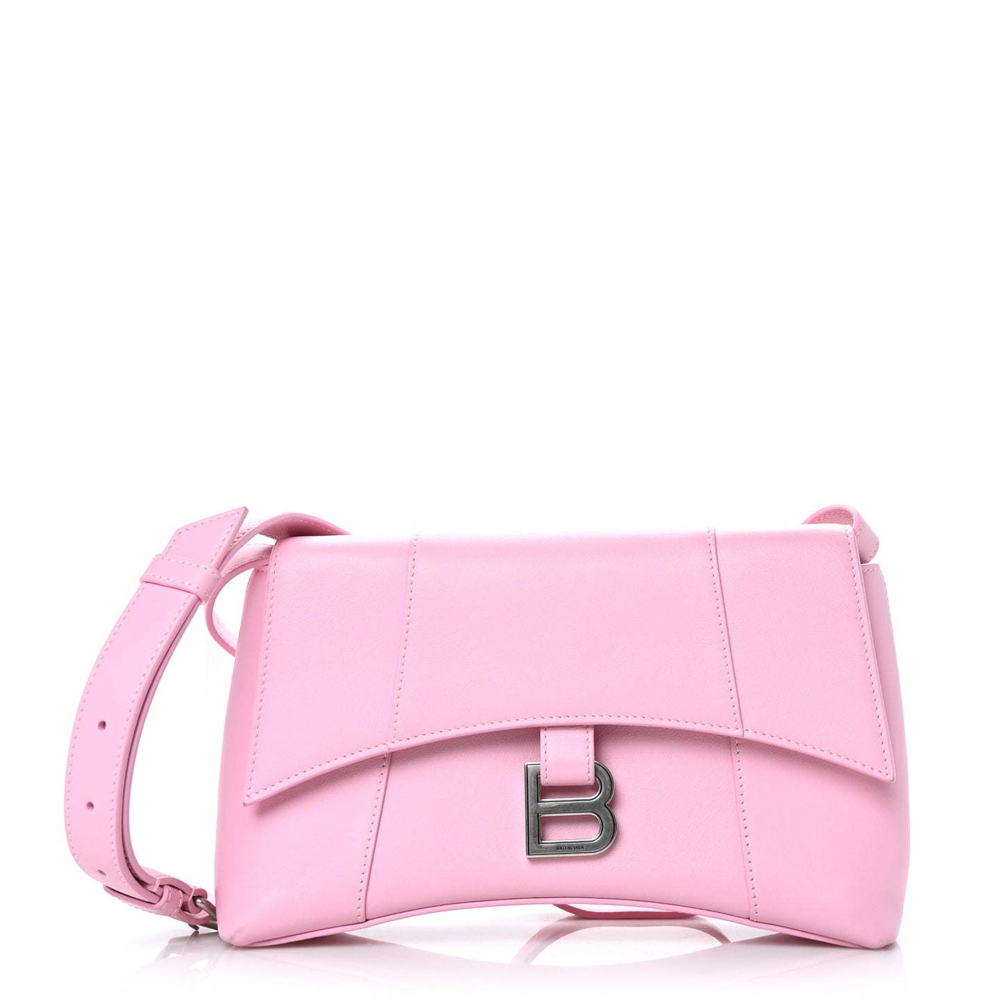 Semi Shiny Smooth Calfskin XS Downtown Shoulder Bag Candy Pink