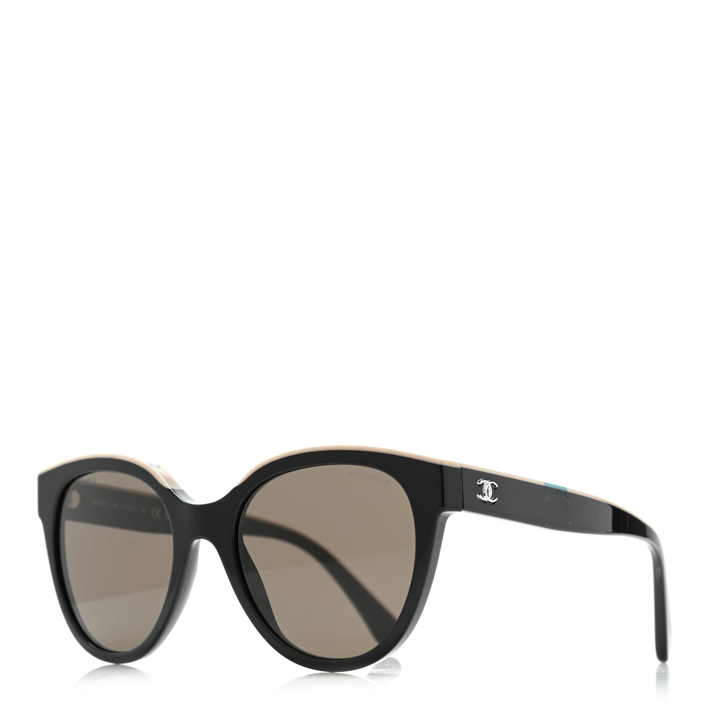 Acetate CC Butterfly Sunglasses 5414 Black Beige